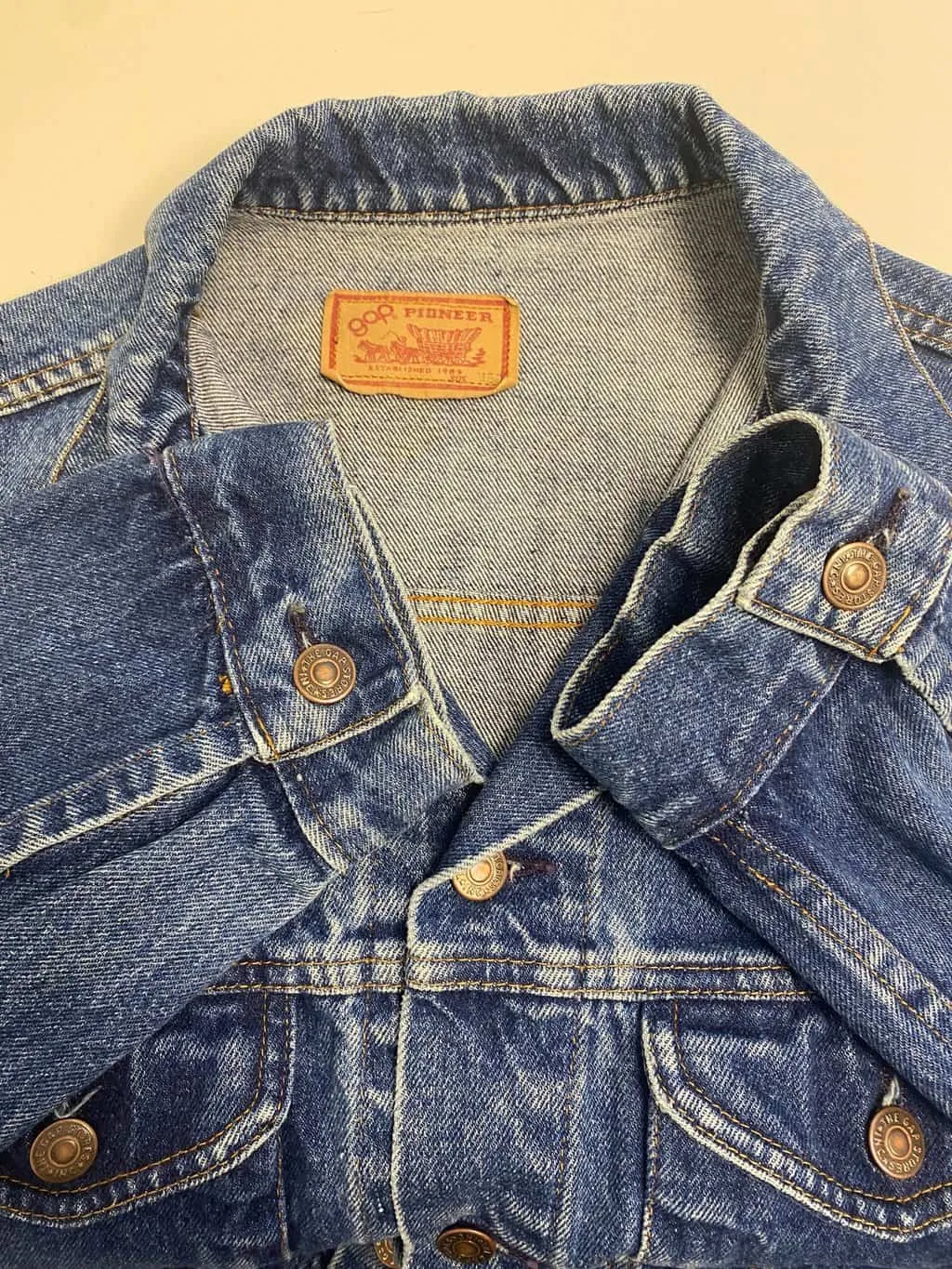 90s vintage Gap Pioneer denim jacket, made in USA – Medium