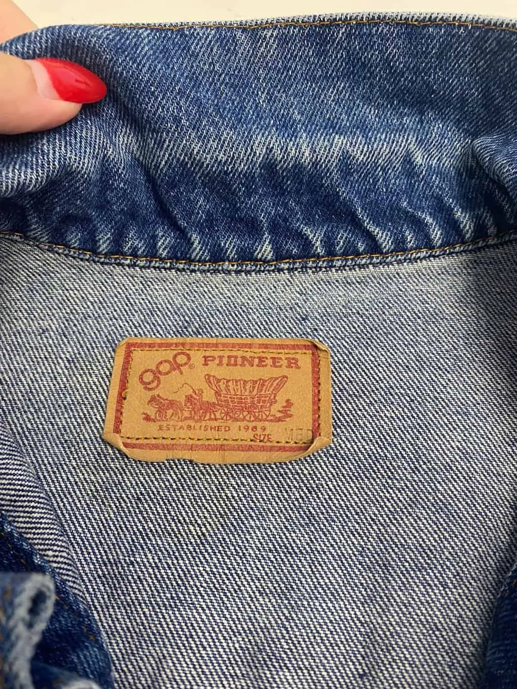 90s vintage Gap Pioneer denim jacket, made in USA – Medium