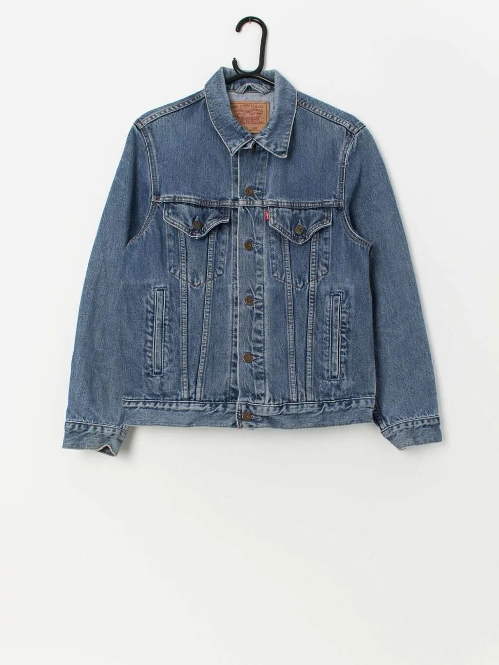 90s vintage Levis denim trucker jacket – Small