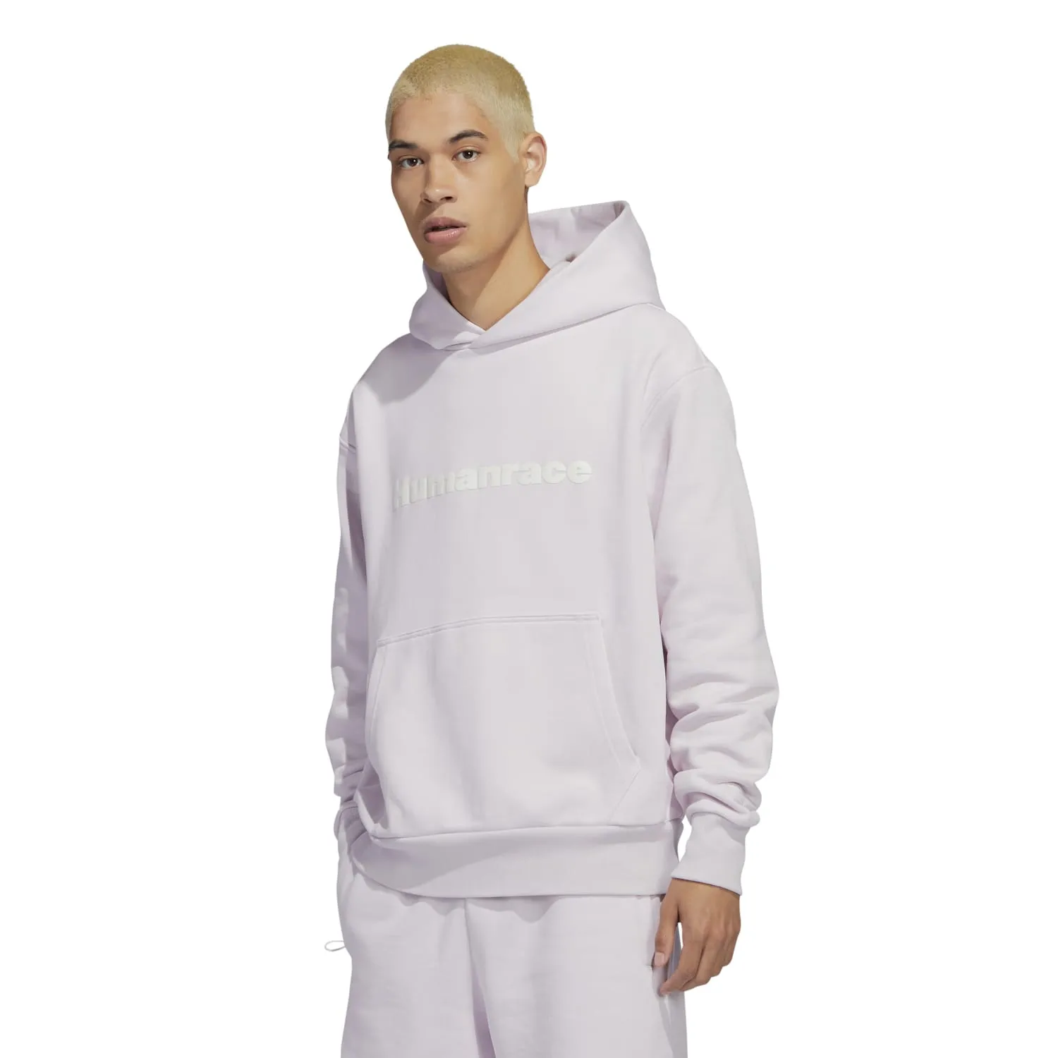 Adidas Originals Unisex PW Pharrell Williams Humanrace Basics Hoody Almost Pink HS4816