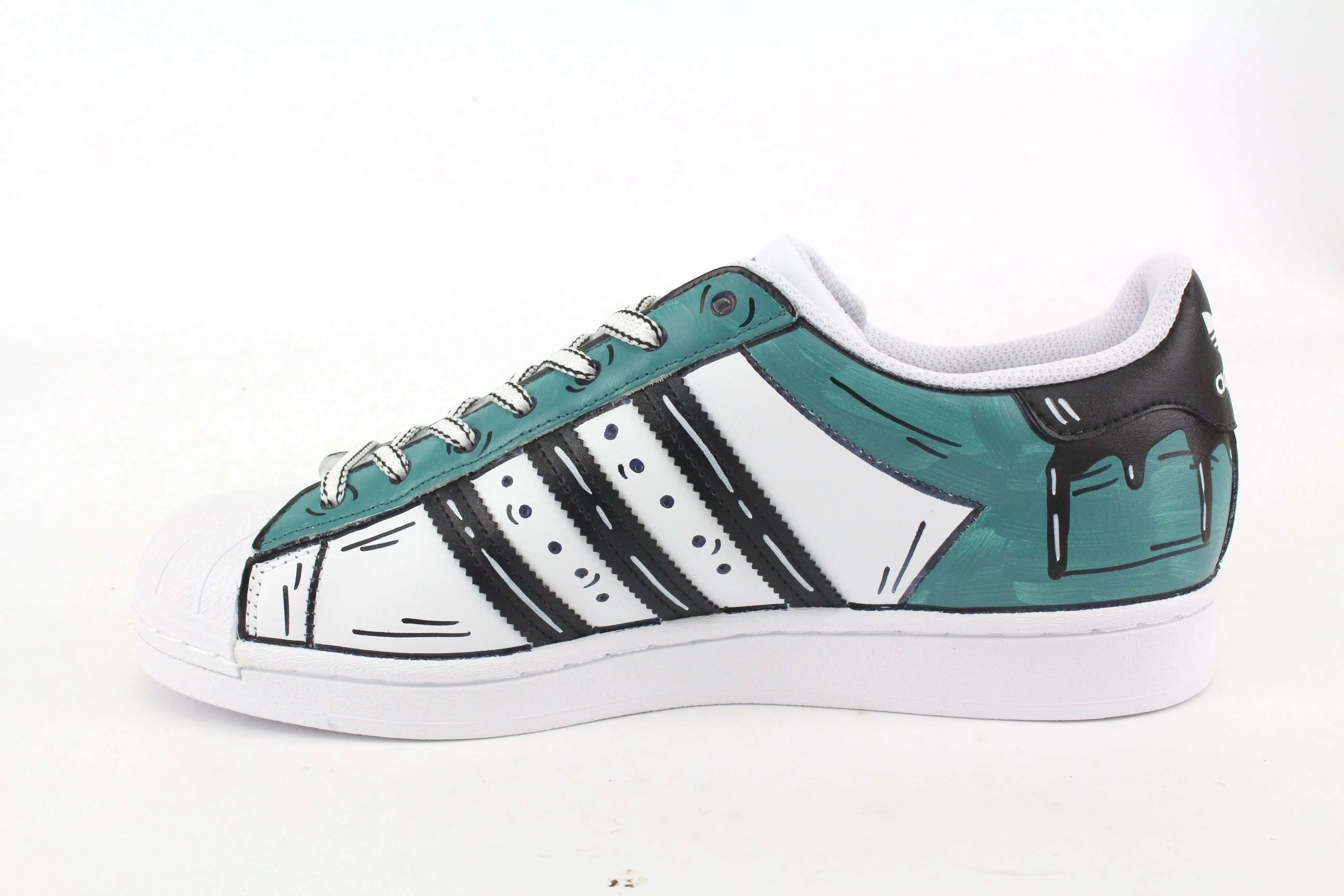 Adidas Superstar Cartoon Slime Petrolio