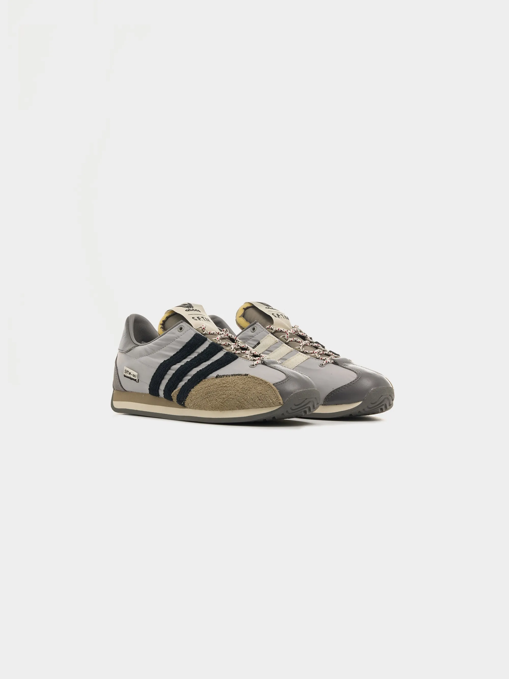 adidas x SFTM Country OG, Grey Two / Core Black