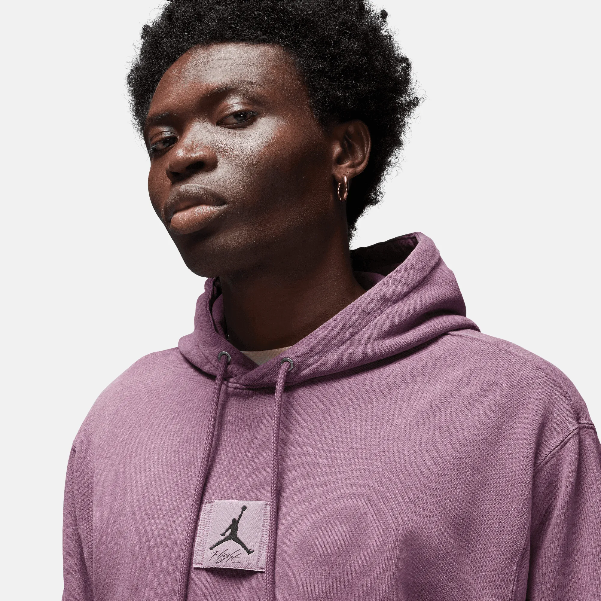 Air Jordan Essentials Statement Fleece Washed Purple Pullover Hoodie