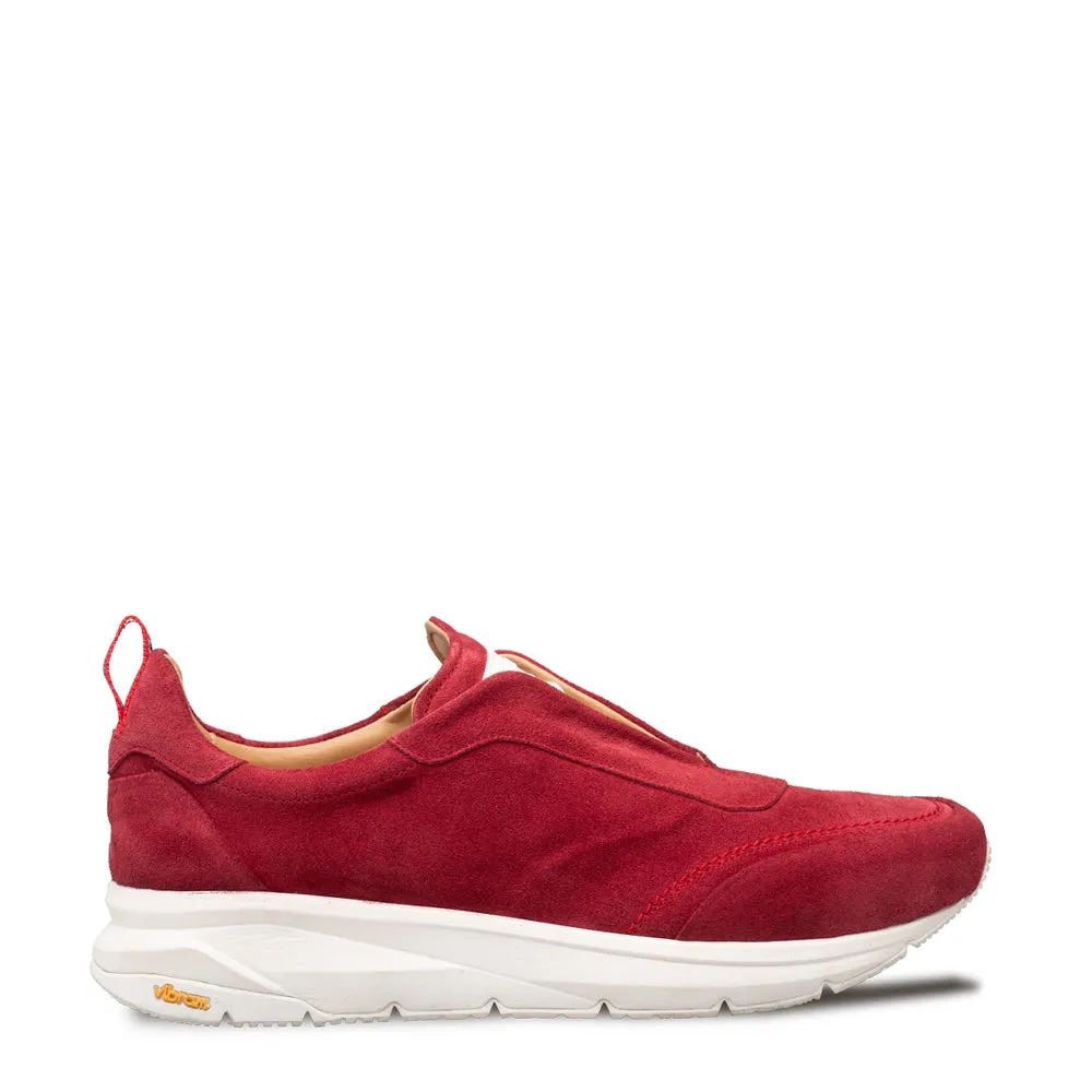 ALCOY SUEDE SNEAKER-Red | Mezlan