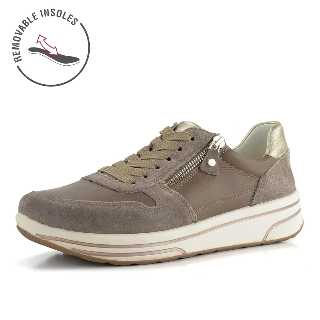 Ara Sapporo 12-32440-24H Taupe Sneaker