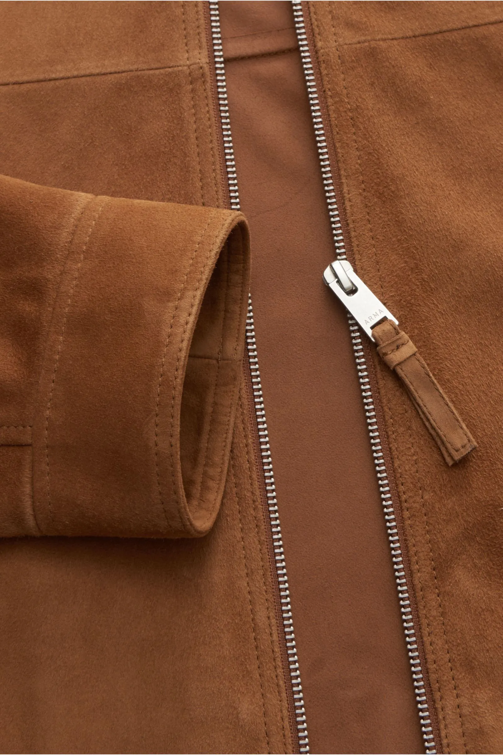 ARMA suede jacket 'Masis' light brown