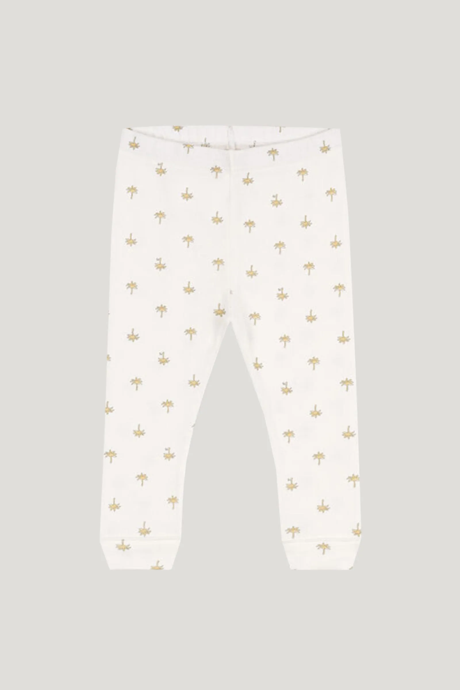 Baby Girl's White Faptiser Palm Leggings