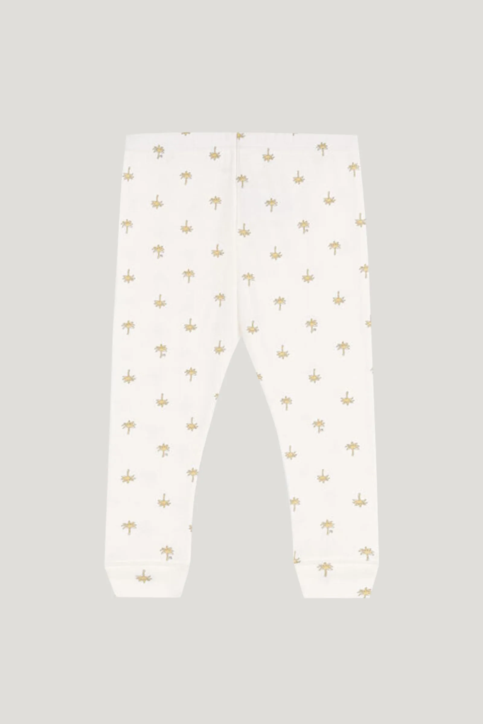 Baby Girl's White Faptiser Palm Leggings