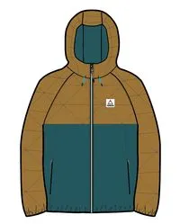 Base Recycled Thermore Insulated Jacket - Dusty Ochre/ Corsair Blue