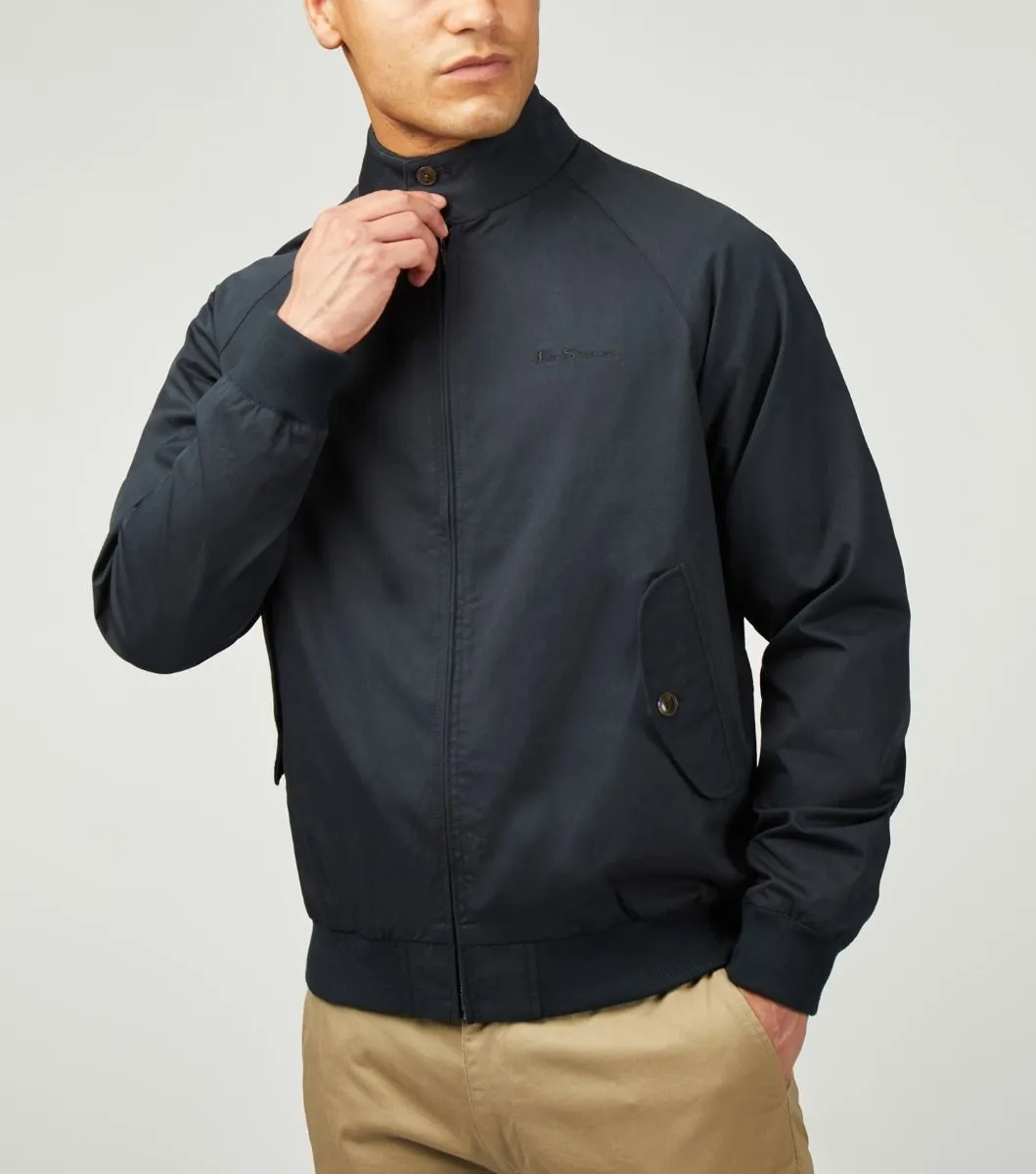 Ben Sherman Signature Casuals Harrington Jacket Dark Navy