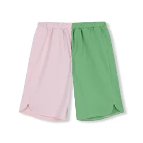 Bicolor Basket Shorts