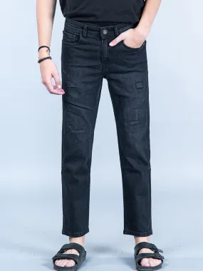 Black Slim Fit Denim Jeans