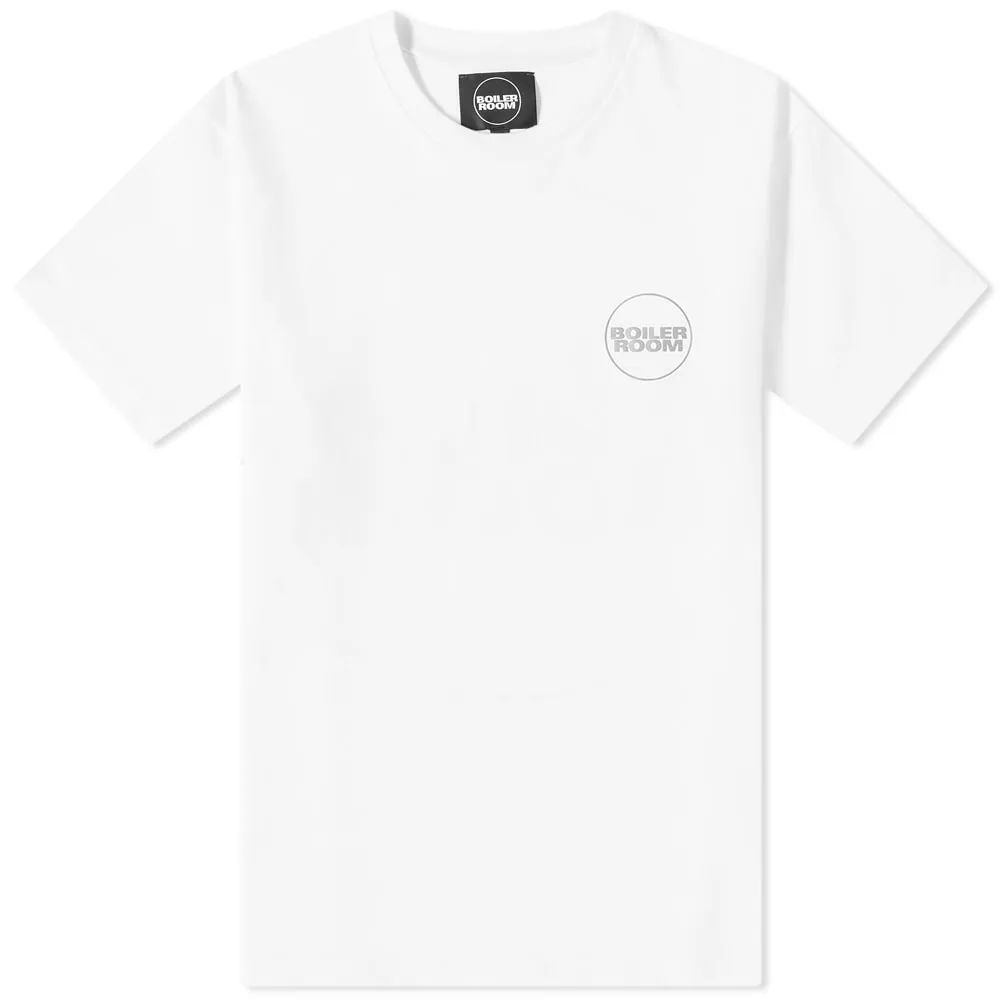 Boiler Room 3M Logo T-ShirtWhite