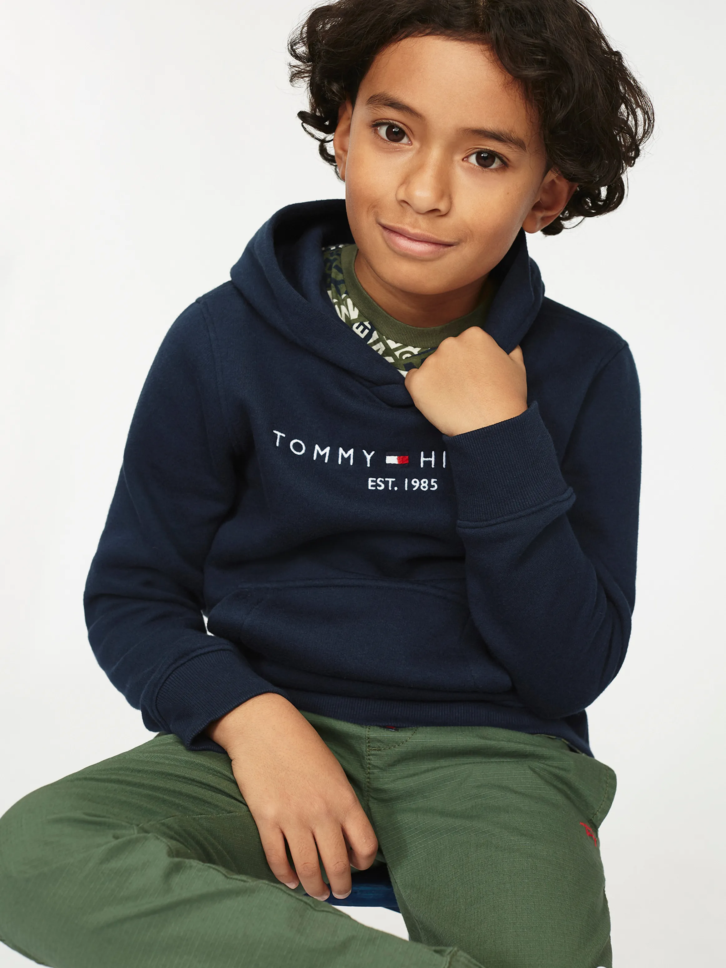 Boys Essential Logo Hoodies | Hoodies | Tommy Hilfiger