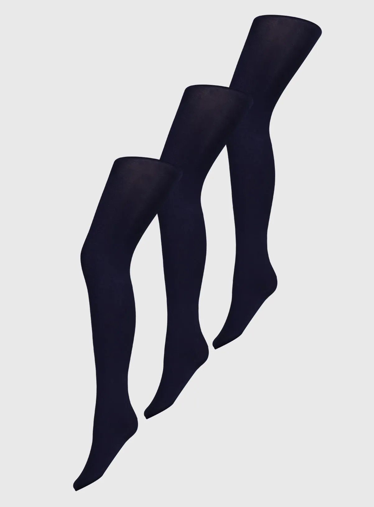 Buy Navy 100 Denier Opaque Tights 3 Pack XL | Tights | Tu