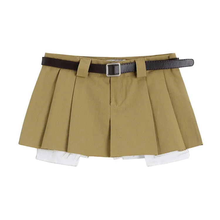 Canvas Belt Skirt