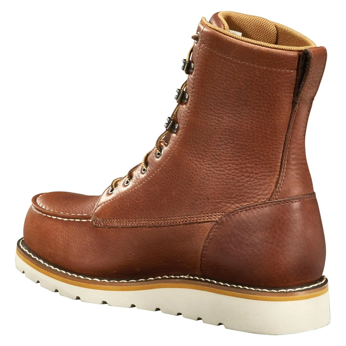 Carhartt Men's Waterproof 8 Moc Toe Wedge Boots - Red Brown