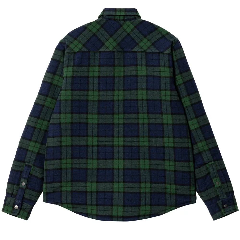 CARHARTT WIP X QUARTERSNACKS SHIRT JACKET // QUARTERSNACKS CHECK/GREEN