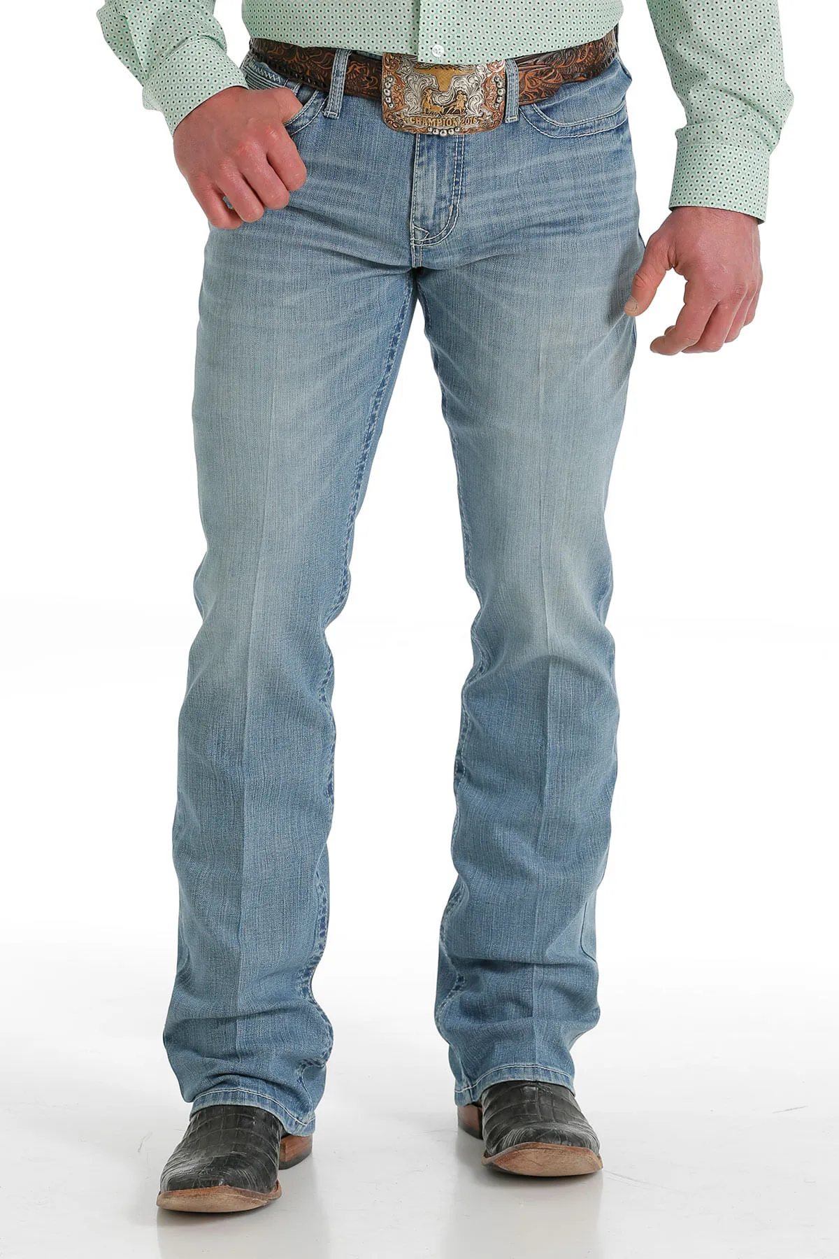 Cinch Mens Ian Light Stone Jeans