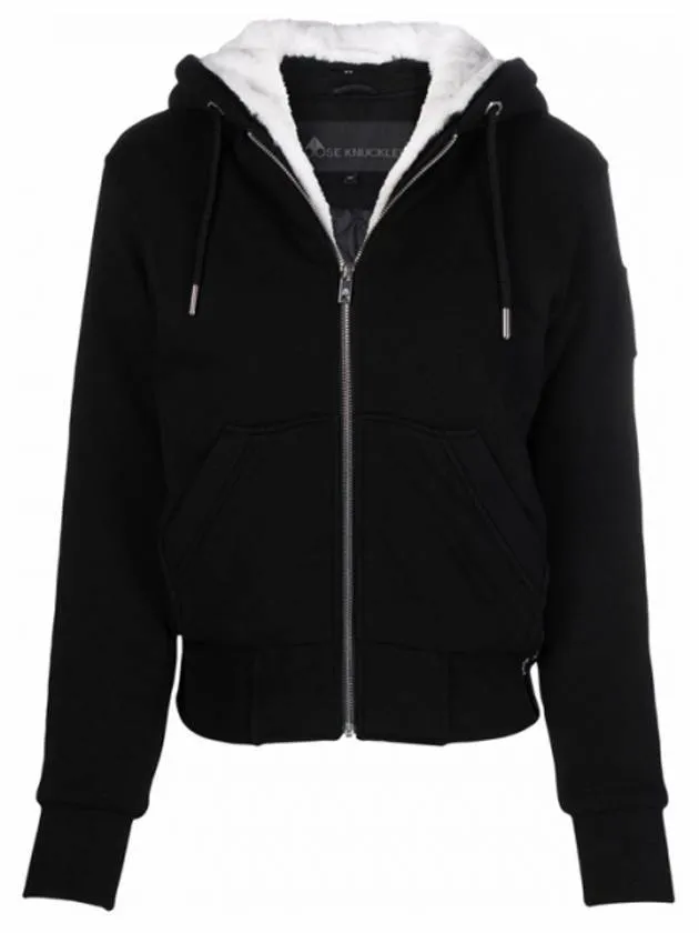 Classic Bunny Zip Up Hoodie Black