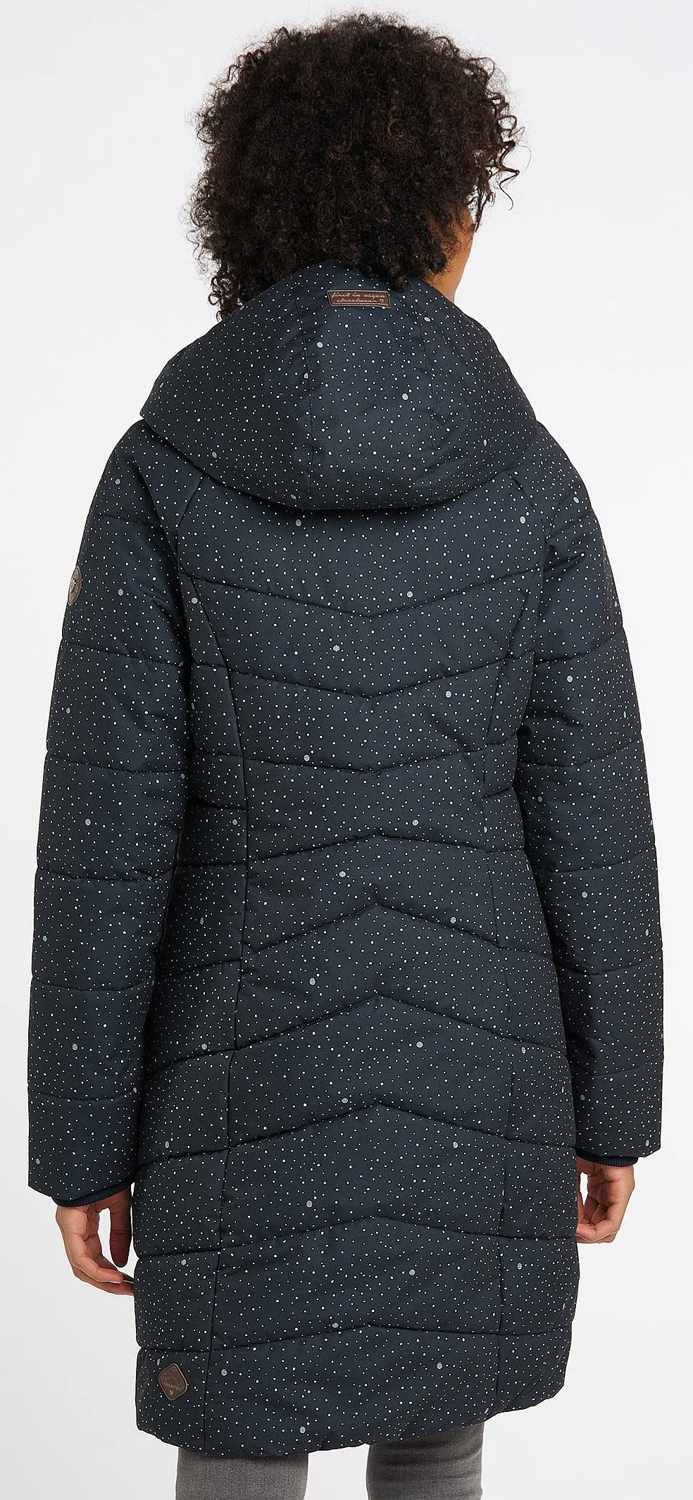 coat Ragwear Dizzie Coat Dots - 2028/Navy - women´s