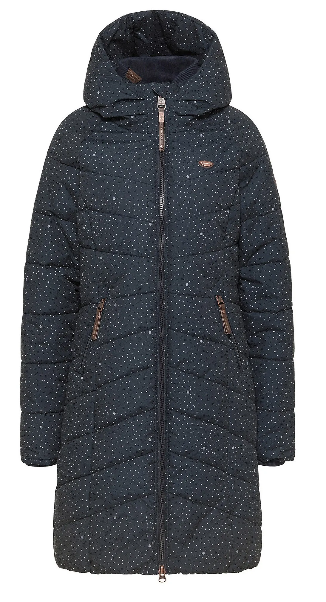 coat Ragwear Dizzie Coat Dots - 2028/Navy - women´s