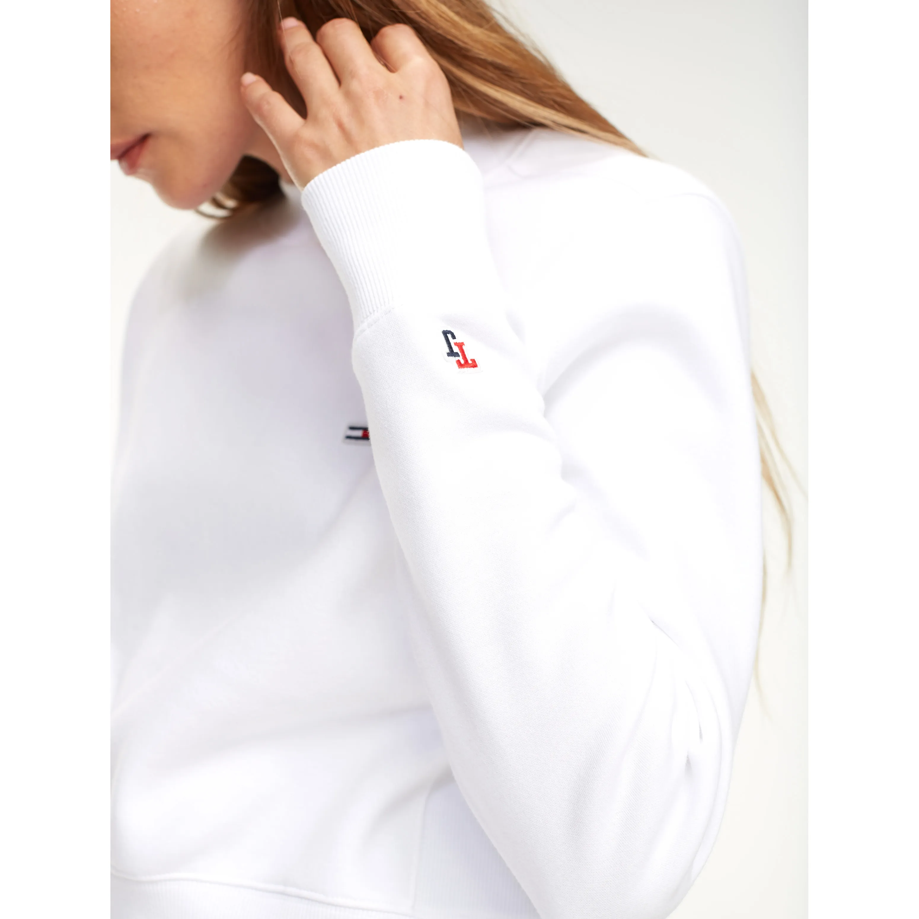 Cropped Crew Neck Sweatshirt | Hoodies | Tommy Hilfiger