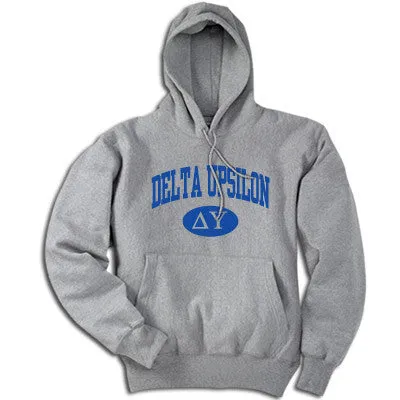 Delta Upsilon Hoodie, Printed Vertical Arc Design - G185 - CAD