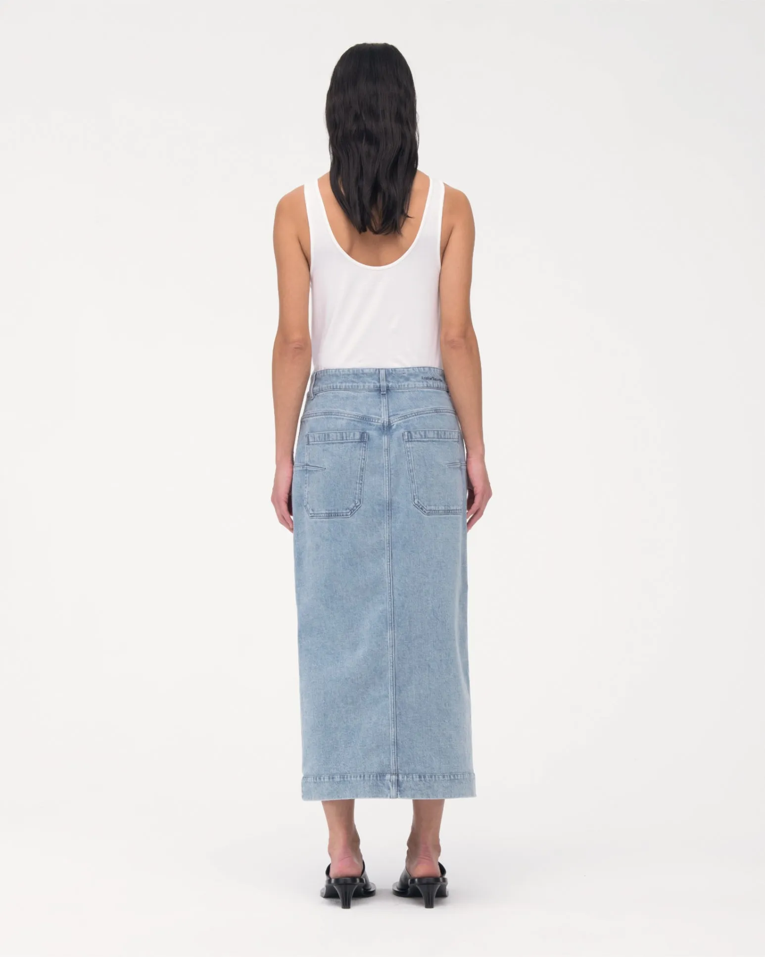 Denim Pencil Skirt