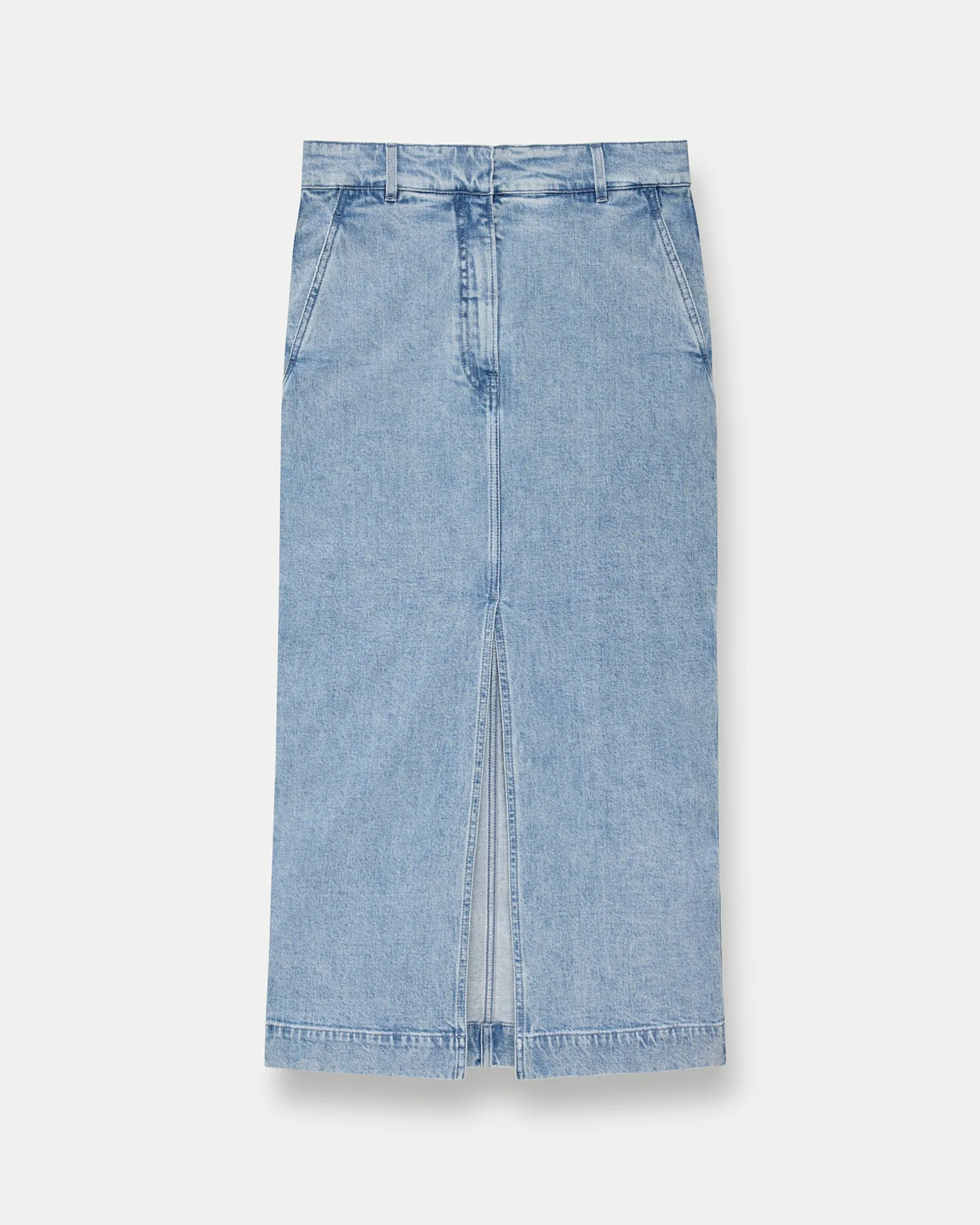 Denim Pencil Skirt