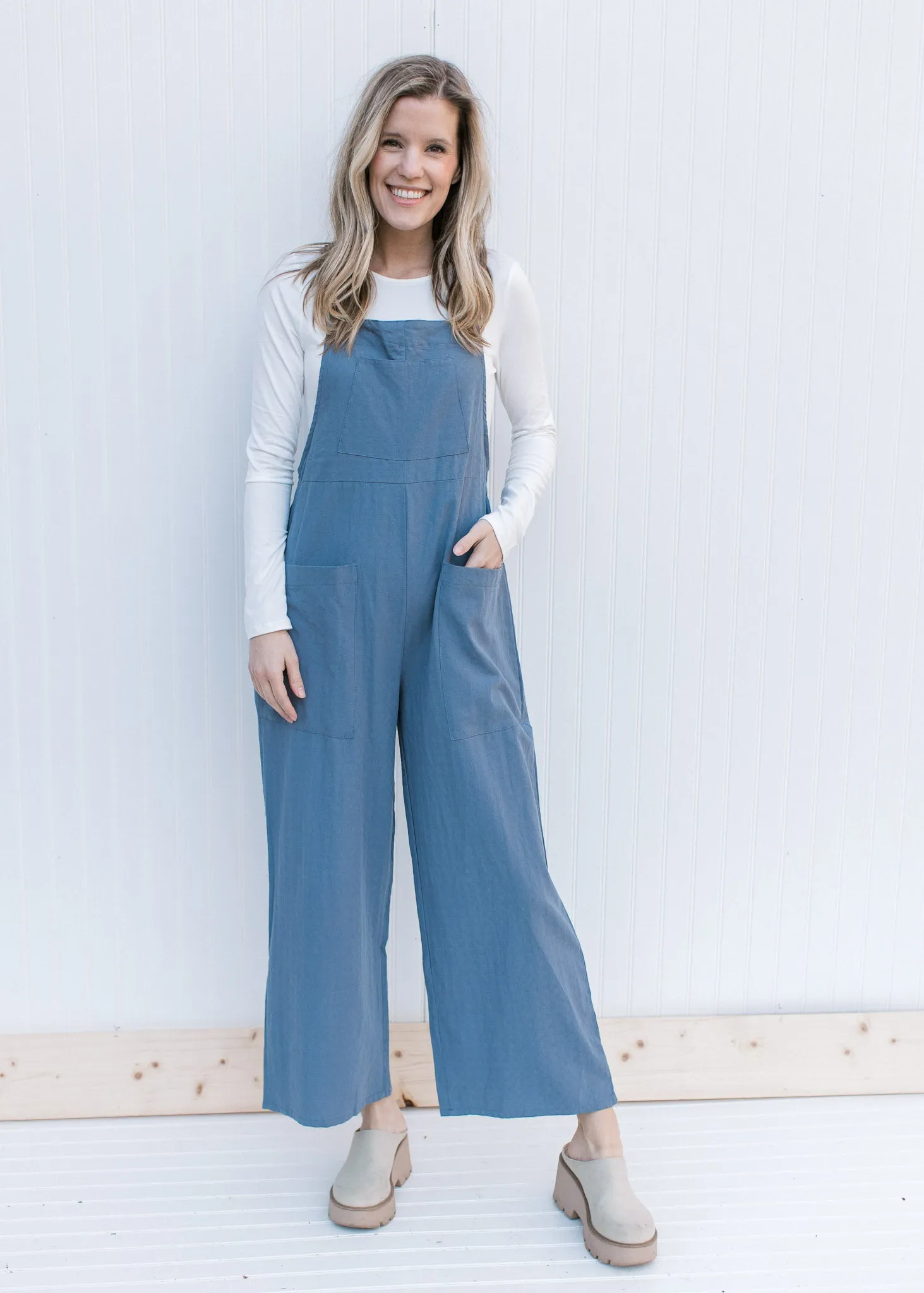 Dusty Blue Jumpsuit