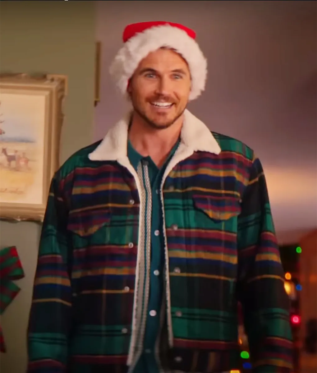 Exmas Graham Stroop Plaid Jacket | Robbie Amell Jacket