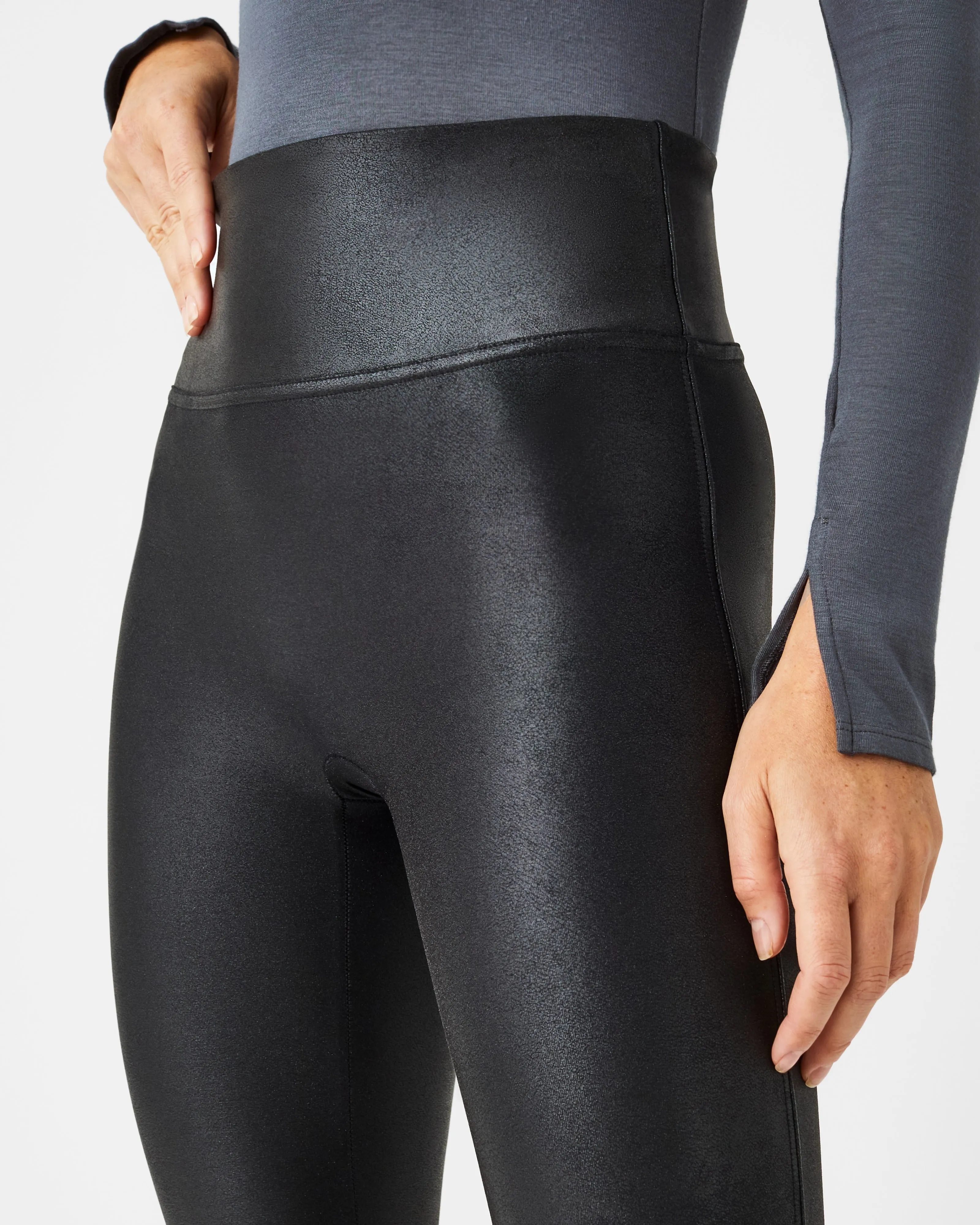 Faux Leather Legging