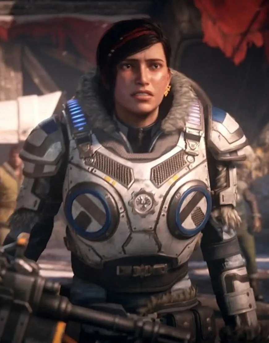 Gears 5 Kait Diaz Arctic Armor Leather Jacket - Gears 5 Kait Diaz Jacket