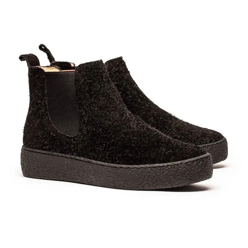 GEORGE PLATFORM Sooty | Black Chelsea Boot