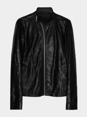 'Gleam' Leather Molino Jacket