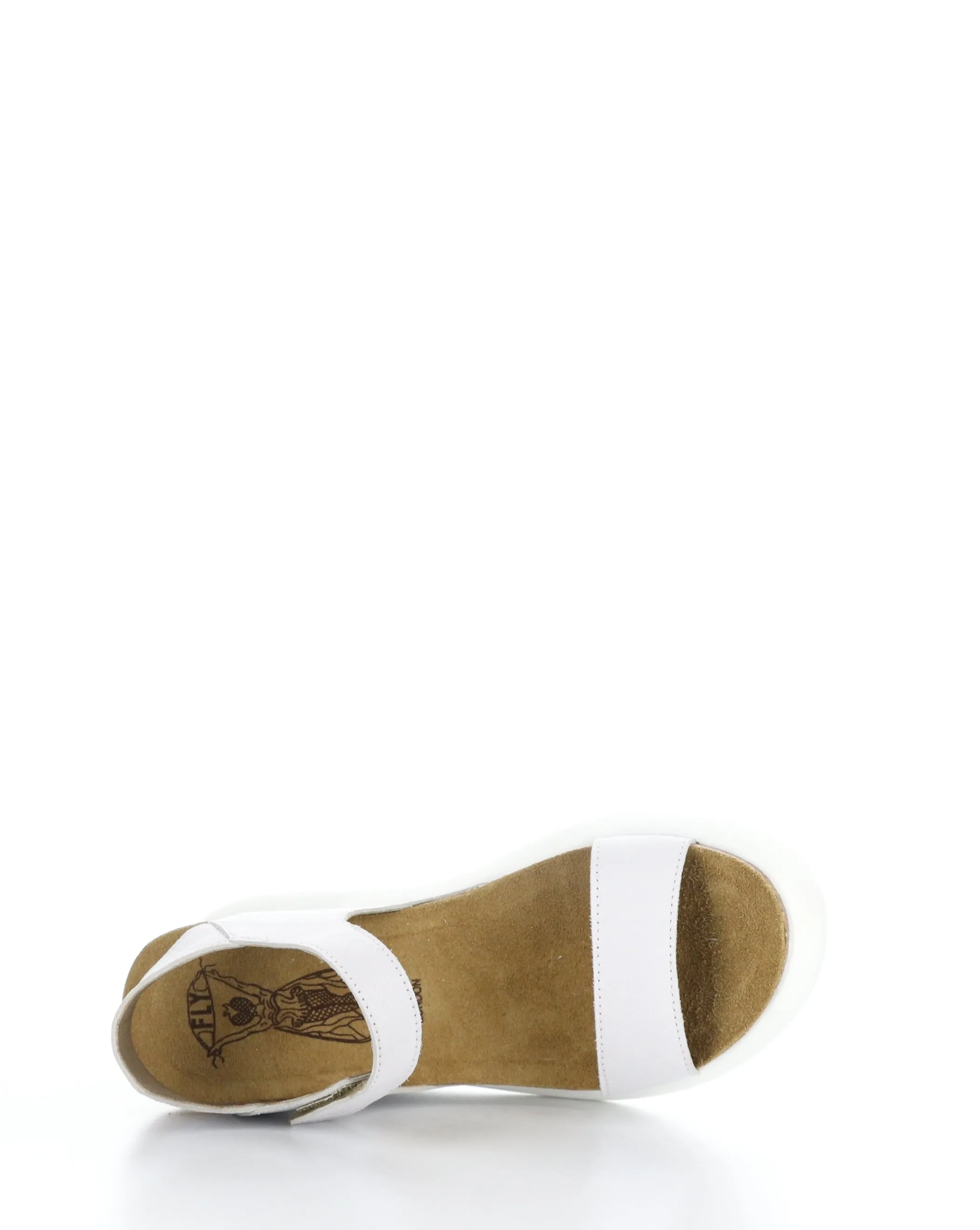 GOGO967FLY 004 WHITE Velcro Sandals