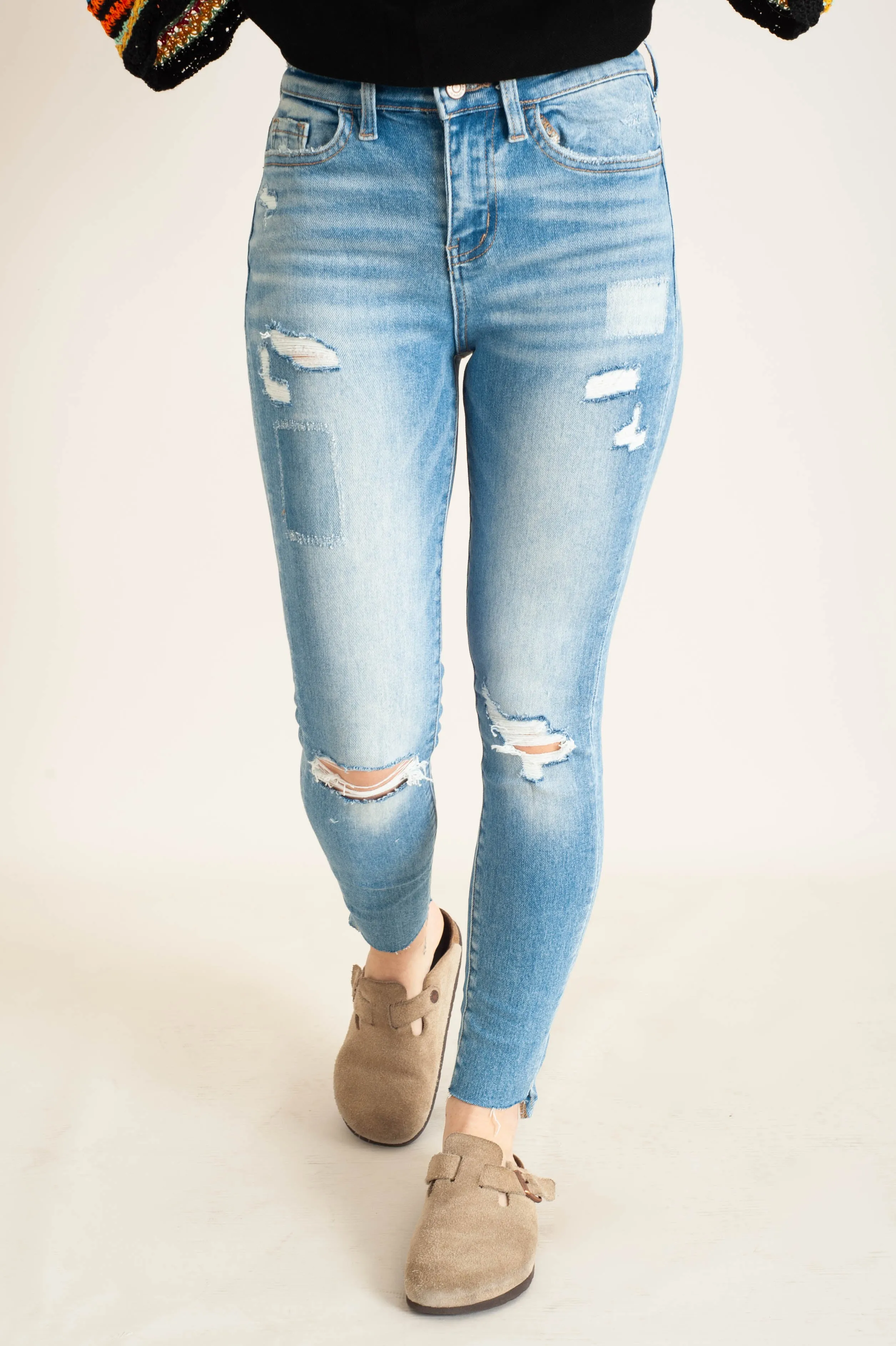 GOOOOD High Rise Skinny Jeans