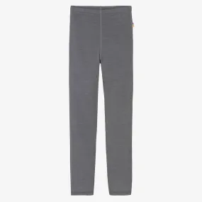 Grey Merino Wool & Silk Leggings 