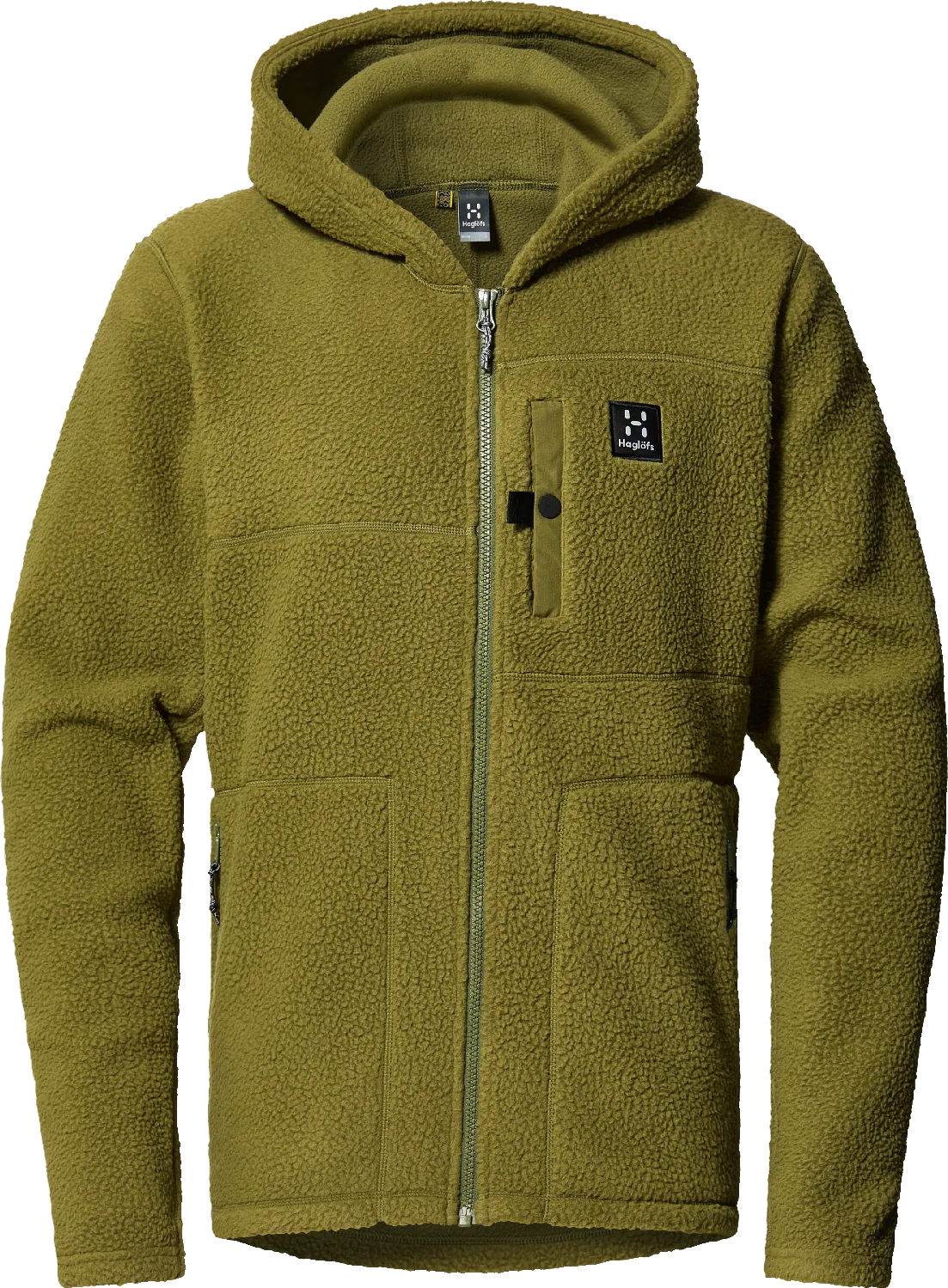 Haglöfs Men's Malung Pile Hood Olive Green | Buy Haglöfs Men's Malung Pile Hood Olive Green here | Outnorth