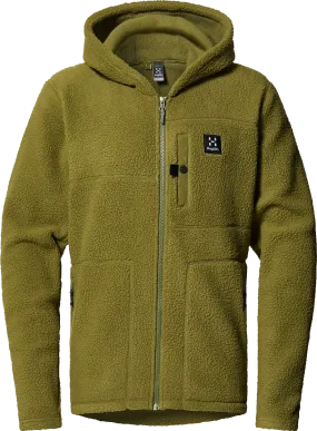 Haglöfs Men's Malung Pile Hood Olive Green | Buy Haglöfs Men's Malung Pile Hood Olive Green here | Outnorth