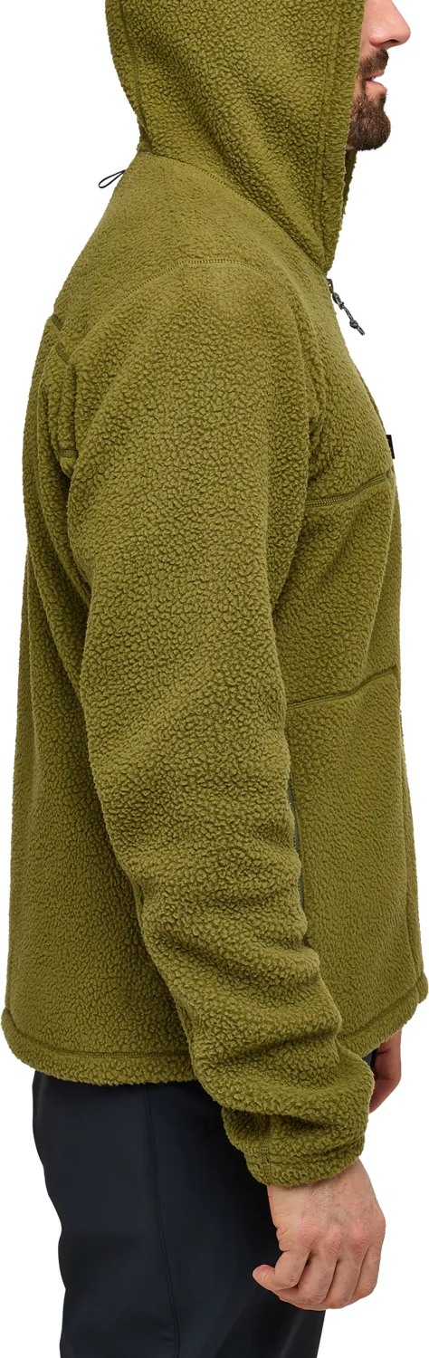 Haglöfs Men's Malung Pile Hood Olive Green | Buy Haglöfs Men's Malung Pile Hood Olive Green here | Outnorth