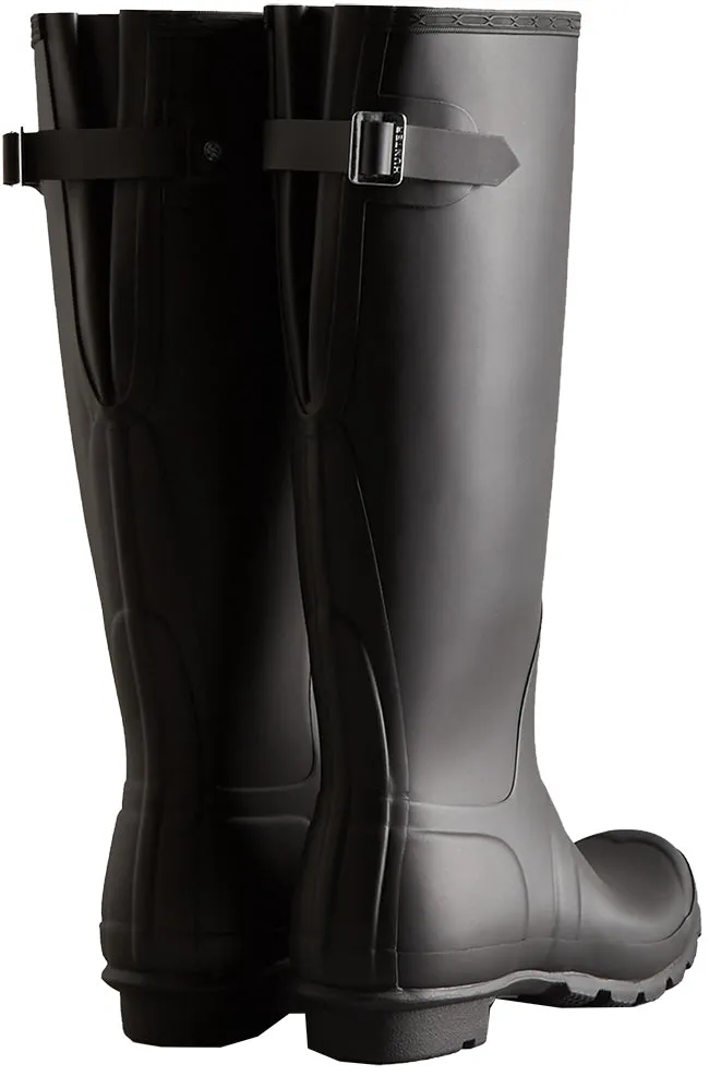 Hunter Wellies Womens Original Tall Back Adjustable Black