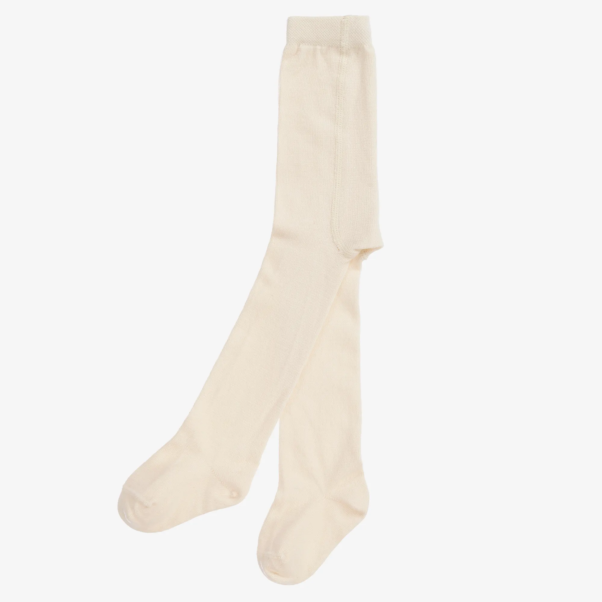 Ivory Organic Cotton Baby Tights