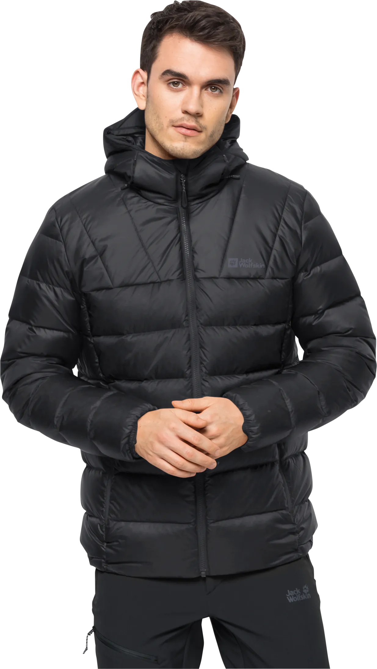 Jack Wolfskin Men's Nebelhorn Down Hoody Black | Buy Jack Wolfskin Men's Nebelhorn Down Hoody Black here | Outnorth