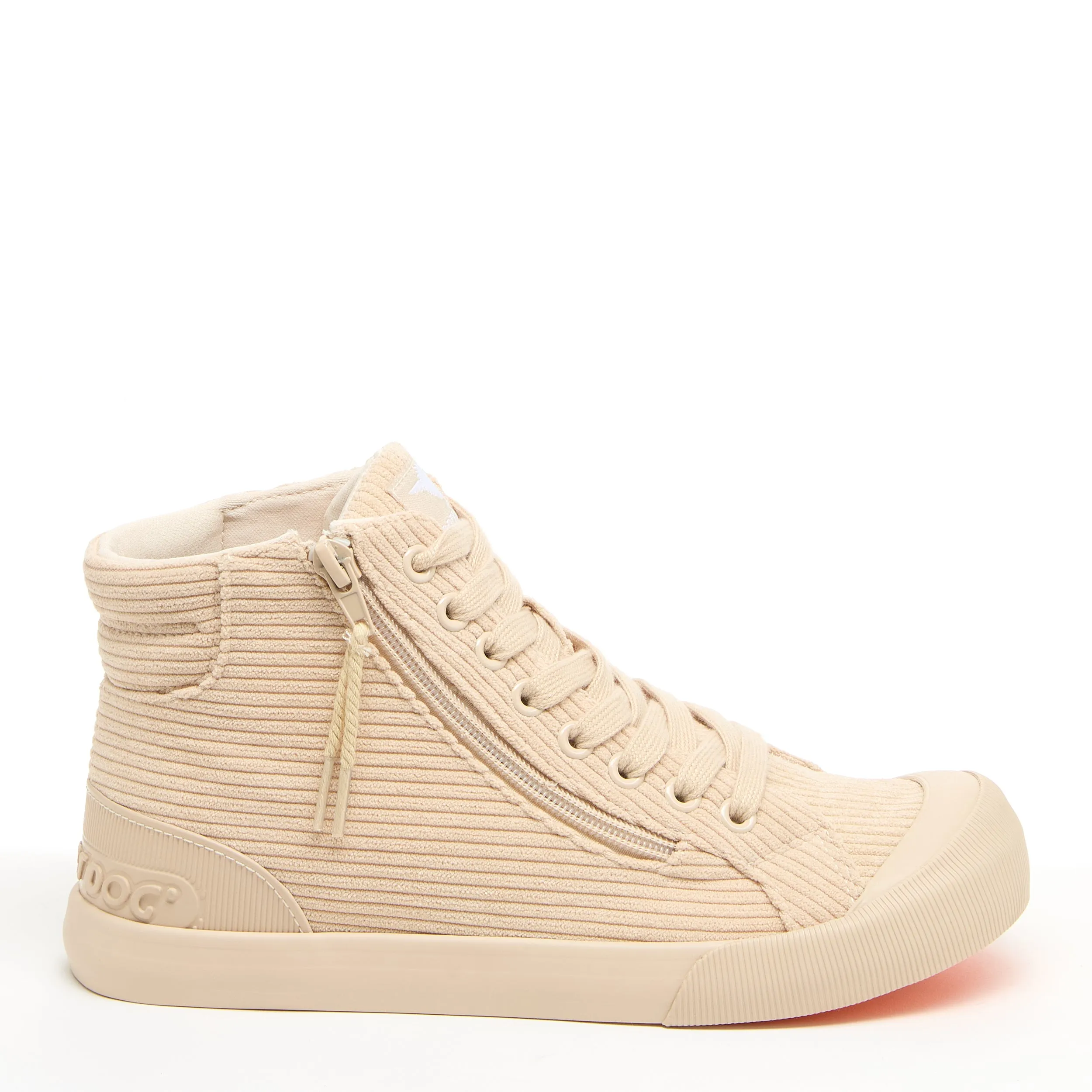 Jazzin Natural Corduroy High Top Sneaker