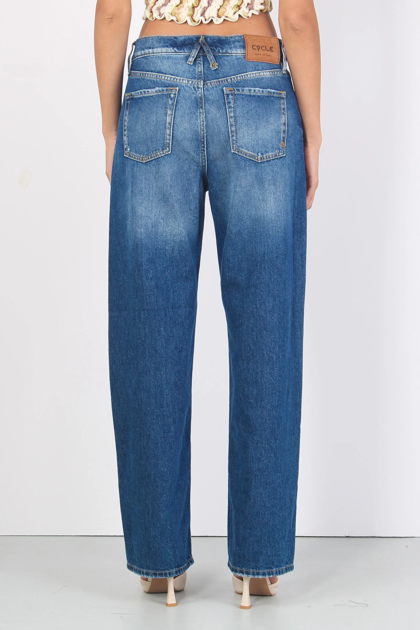 Jeans Vita Bassa Mila Navy Blue