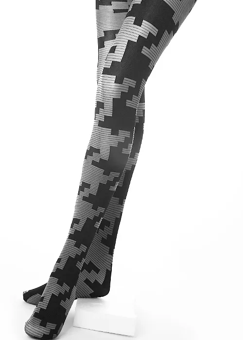 Jonathan Aston Jigsaw Pattern Tights ()