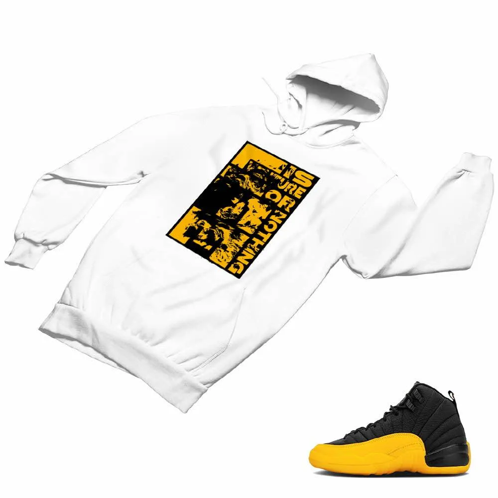 Jordan 12 University Gold Matching Custom Designed Hoodies JD 12-17-7