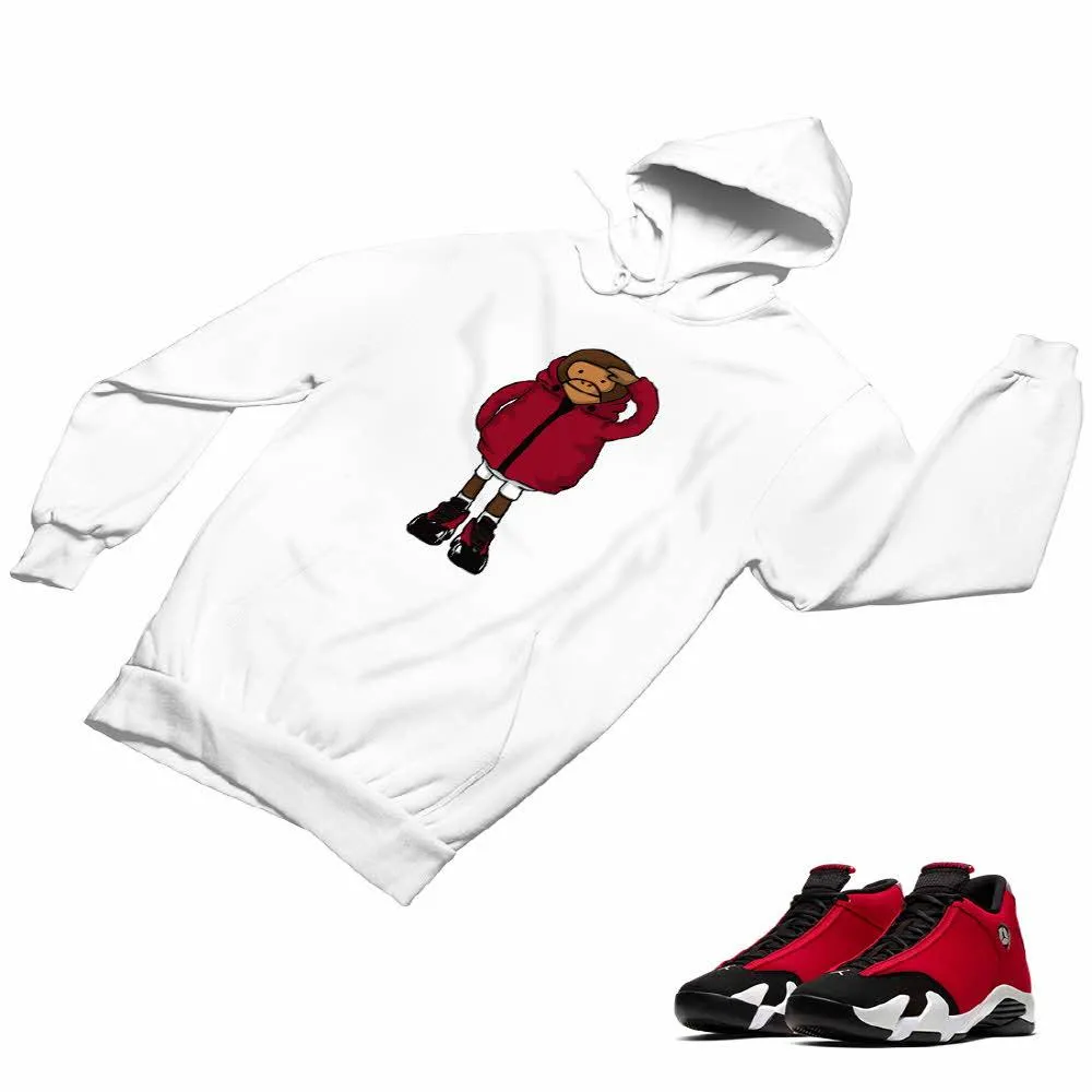 Jordan 14 Retro Gym Red Matching Custom Designed Hoodies JD 14-7-13